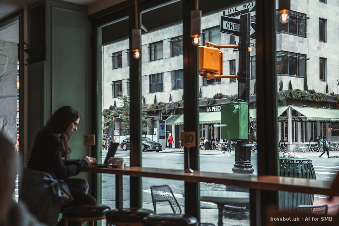 A person sitting at a table