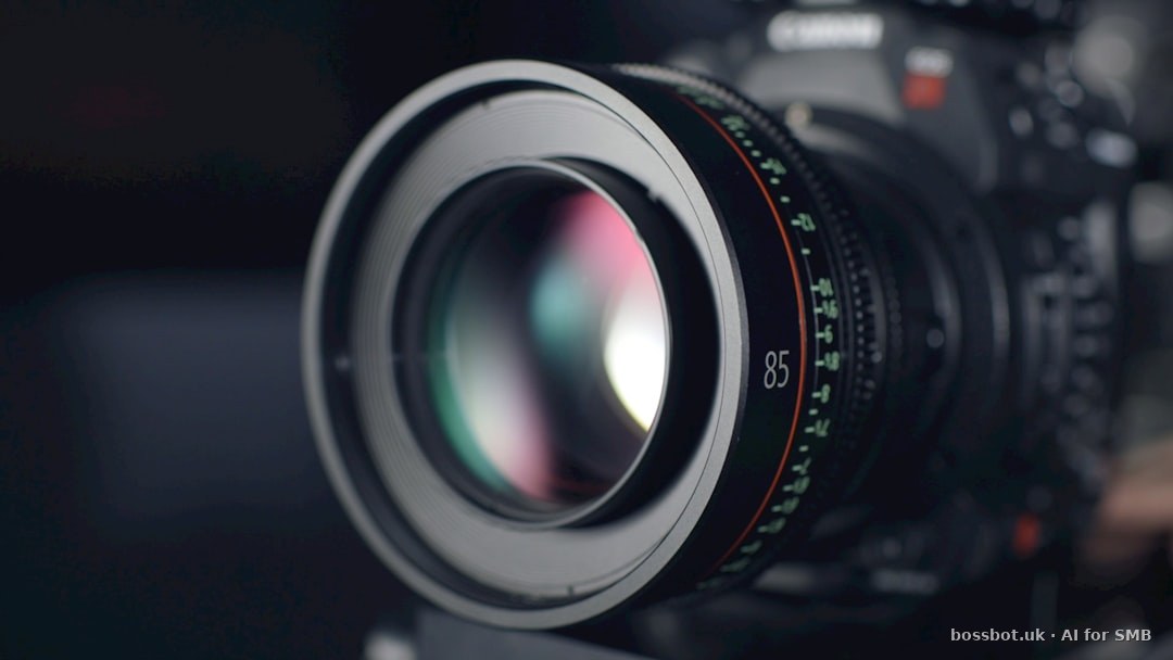 Black dslr camera
