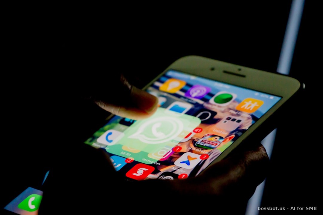 Person holding smartphone